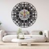 Kalma Calligraphy with Wall Clock