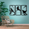 Birds Style Wooden Wall Decor
